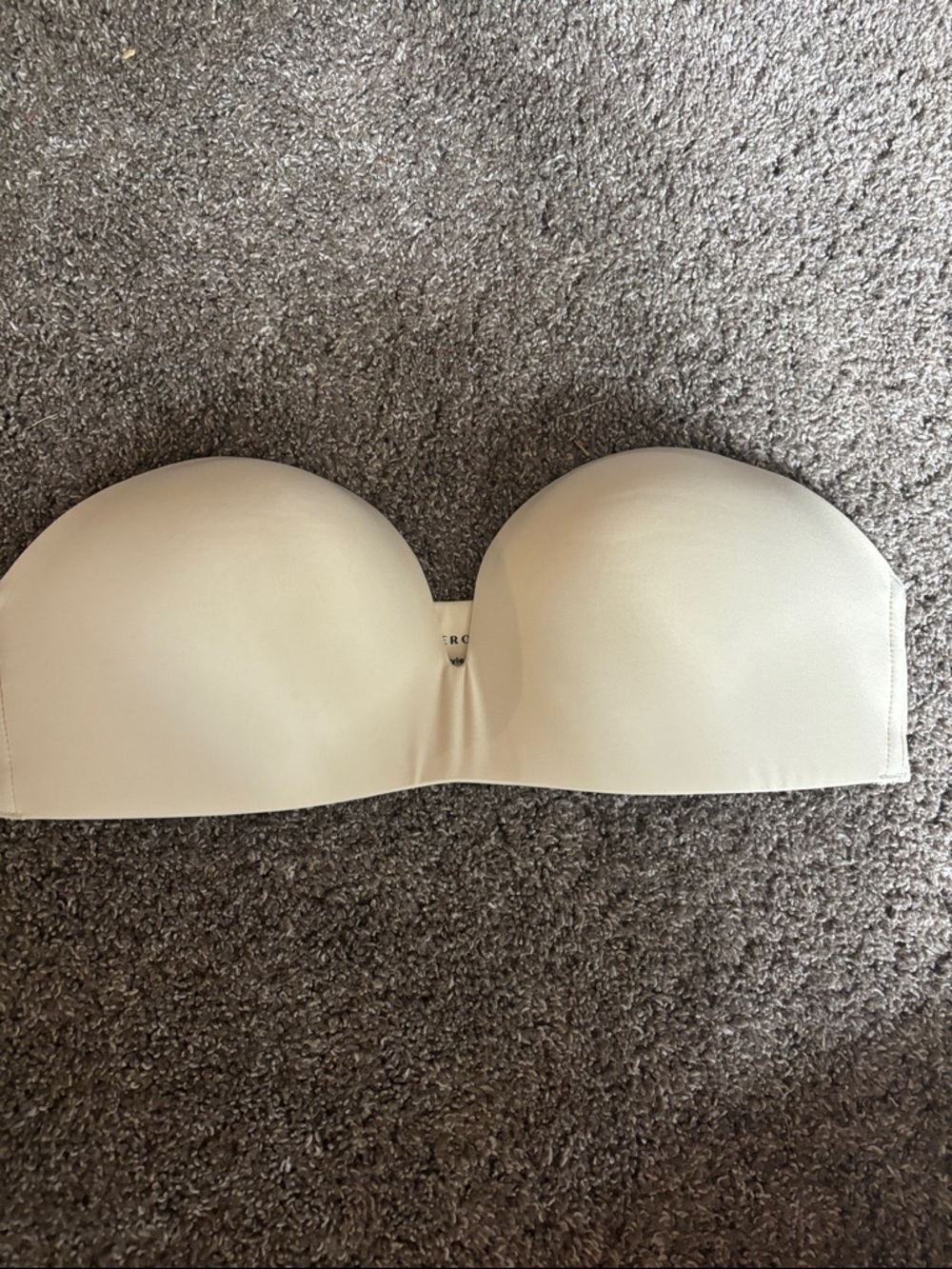 Lightweight Strapless Bandeau Bra - Cream